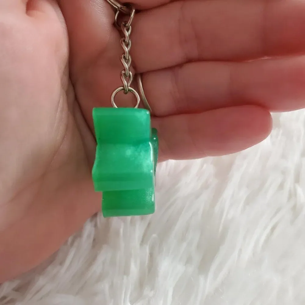 Dinosaur Resin Keychain